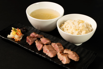 丸ごと牛タン塩(仔牛)定食